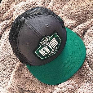 New York Jets New Era mesh trucker hat